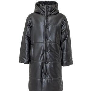 Nanushka Eska Down Puffer with Removable Hood - Medium